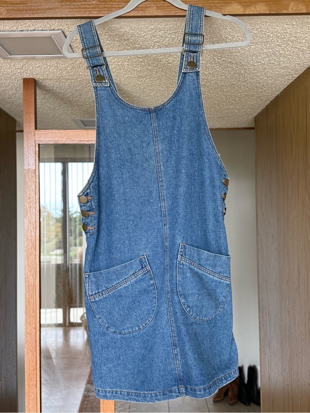 Denim Overall Dress – Women’s US 6 / Small